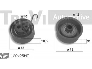 TREVI AUTOMOTIVE KD1271 paskirstymo diržo komplektas 
 Techninės priežiūros dalys -> Papildomas remontas
1606360, 93196788