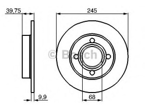 BOSCH 0 986 478 216 stabdžių diskas 
 Dviratė transporto priemonės -> Stabdžių sistema -> Stabdžių diskai / priedai
853 615 601, 8A0 615 601, 853 615 601