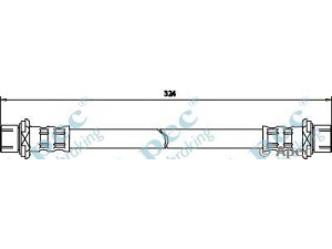 APEC braking HOS3487 stabdžių žarnelė 
 Stabdžių sistema -> Stabdžių žarnelės
9094702783, 9094702921