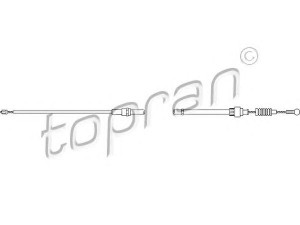 TOPRAN 109 815 trosas, stovėjimo stabdys 
 Stabdžių sistema -> Valdymo svirtys/trosai
1J0 609 721AC, 1J0 609 721AC, 1J0 609 721AC