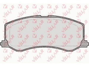 VILLAR 626.0522 stabdžių trinkelių rinkinys, diskinis stabdys 
 Techninės priežiūros dalys -> Papildomas remontas
5520061832, 5520061880, 5520062850