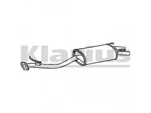 KLARIUS 240140 galinis duslintuvas 
 Išmetimo sistema -> Duslintuvas
18307SM4933, 18307SM4934, 18307SM4935