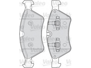 VALEO 598728 stabdžių trinkelių rinkinys, diskinis stabdys 
 Techninės priežiūros dalys -> Papildomas remontas
0044204020, 1644200820, 1644201820