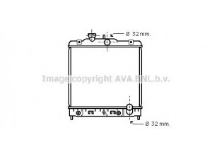 AVA QUALITY COOLING HD2081 radiatorius, variklio aušinimas 
 Aušinimo sistema -> Radiatorius/alyvos aušintuvas -> Radiatorius/dalys
19010P08J52