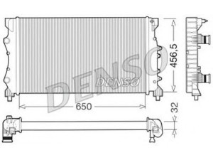 DENSO DRM23025 radiatorius, variklio aušinimas 
 Aušinimo sistema -> Radiatorius/alyvos aušintuvas -> Radiatorius/dalys
6025313331