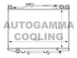 AUTOGAMMA 101007 radiatorius, variklio aušinimas 
 Aušinimo sistema -> Radiatorius/alyvos aušintuvas -> Radiatorius/dalys
1640037090