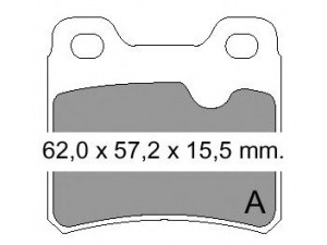 VEMA 833960 stabdžių trinkelių rinkinys, diskinis stabdys
1605728, 90297537, 4467072, 1605693
