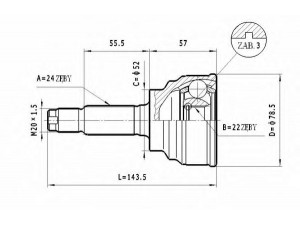 STATIM C.462 jungčių komplektas, kardaninis velenas 
 Ratų pavara -> Sujungimai/komplektas
F001-25-400A, F001-25-400B, F003-25-400A
