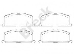 BRECK 20870 00 701 10 stabdžių trinkelių rinkinys, diskinis stabdys 
 Techninės priežiūros dalys -> Papildomas remontas
0049112281, 0446502050, 0446510040