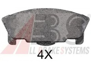 A.B.S. 37058 OE stabdžių trinkelių rinkinys, diskinis stabdys 
 Techninės priežiūros dalys -> Papildomas remontas
04491-87226