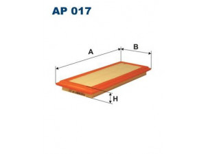 FILTRON AP017 oro filtras 
 Techninės priežiūros dalys -> Techninės priežiūros intervalai
5983926, 71736150, 7533445, 5017001