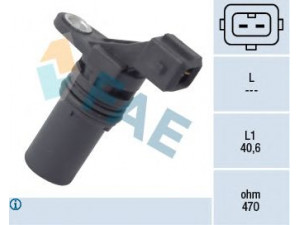 FAE 79250 RPM jutiklis, variklio valdymas 
 Kibirkšties / kaitinamasis uždegimas -> Impulsų generatorius
82 00 012 097