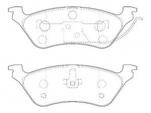 WAGNER WBP24036A stabdžių trinkelių rinkinys, diskinis stabdys 
 Techninės priežiūros dalys -> Papildomas remontas
05019805AA, 05071948AA, 5019805AA