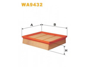 WIX FILTERS WA9432 oro filtras 
 Techninės priežiūros dalys -> Techninės priežiūros intervalai
2660940004