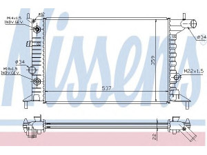 NISSENS 630691 radiatorius, variklio aušinimas 
 Aušinimo sistema -> Radiatorius/alyvos aušintuvas -> Radiatorius/dalys
1300 158, 90499823, 1300 158, 90499823