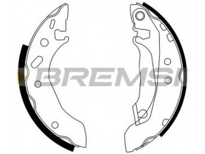BREMSI GF0226 stabdžių trinkelių komplektas 
 Techninės priežiūros dalys -> Papildomas remontas
1473043, 1E012638ZA, 5027751, 6500943