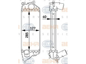 HELLA 8ML 376 729-551 tarpinis suslėgto oro aušintuvas, kompresorius 
 Variklis -> Oro tiekimas -> Įkrovos agregatas (turbo/superįkrova) -> Tarpinis suslėgto oro aušintuvas
17 51 7 798 204, 7 798 204