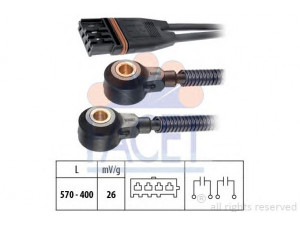 FACET 9.3196 detonacijos jutiklis 
 Elektros įranga -> Jutikliai
13 62 7 566 786, 7 566 786