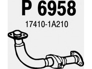 FENNO P6958 išleidimo kolektorius 
 Išmetimo sistema -> Išmetimo vamzdžiai
17410-1A210
