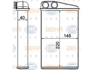 HELLA 8FH 351 000-651 šilumokaitis, salono šildymas 
 Šildymas / vėdinimas -> Šilumokaitis
77 01 207 712, 77 01 208 323