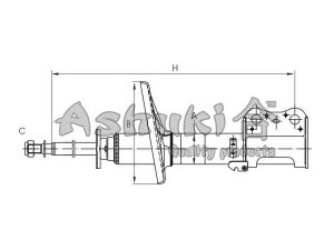 ASHUKI T350-34I amortizatorius 
 Pakaba -> Amortizatorius
334137/KAYABA, 334138/KAYABA, 365064/KAYABA