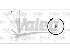 VALEO 433342 starteris 
 Elektros įranga -> Starterio sistema -> Starteris
4451826