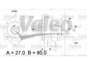 VALEO 436436 kintamosios srovės generatorius
279698, 279699, 571500, 571501
