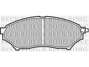 BORG & BECK BBP1759 stabdžių trinkelių rinkinys, diskinis stabdys 
 Techninės priežiūros dalys -> Papildomas remontas
MN102615, MR334950, MR449854, MR475453