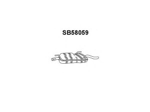 VENEPORTE SB58059 galinis duslintuvas 
 Išmetimo sistema -> Duslintuvas
4753752