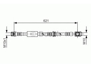 BOSCH 1 987 481 592 stabdžių žarnelė 
 Stabdžių sistema -> Stabdžių žarnelės
8J0 611 701 C, 8J0 611 701 C