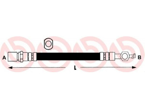BREMBO T 83 051 stabdžių žarnelė 
 Stabdžių sistema -> Stabdžių žarnelės
9094702463, 9094702505, 9094702541