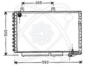 ELECTRO AUTO 30B0037 kondensatorius, oro kondicionierius 
 Oro kondicionavimas -> Kondensatorius
443260401H, 443260403F