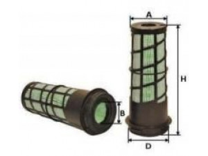 UNIFLUX FILTERS XA3124 oro filtras