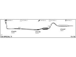 IMASAF 524000358 išmetimo sistema 
 Išmetimo sistema -> Išmetimo sistema, visa