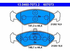 ATE 13.0460-7073.2 stabdžių trinkelių rinkinys, diskinis stabdys 
 Techninės priežiūros dalys -> Papildomas remontas
1010502, 1013843, 1030601, 1064762