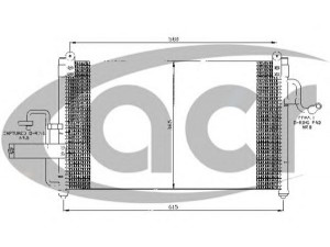 ACR 300384 kondensatorius, oro kondicionierius 
 Oro kondicionavimas -> Kondensatorius
96190601, 96283363, 96283364