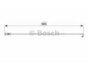 BOSCH 1 987 474 579 įspėjimo kontaktas, stabdžių trinkelių susidėvėjimas 
 Stabdžių sistema -> Susidėvėjimo indikatorius, stabdžių trinkelės
1238409, 90343961, 12 38 409, 90343961