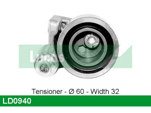 LUCAS ENGINE DRIVE LD0940 įtempiklio skriemulys, paskirstymo diržas
LHB101630, LHP101630