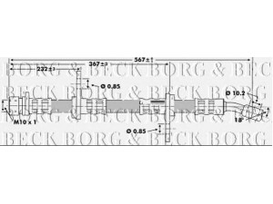 BORG & BECK BBH6204 stabdžių žarnelė 
 Stabdžių sistema -> Stabdžių žarnelės
46430SK3E01, GBH253, GBH90287, SHB000820