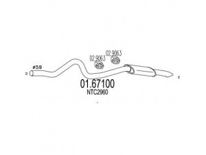MTS 01.67100 galinis duslintuvas
NTC2960