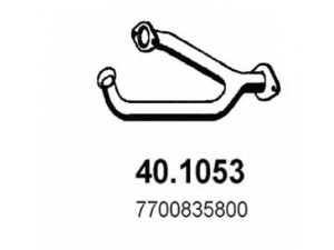 ASSO 40.1053 išleidimo kolektorius 
 Išmetimo sistema -> Išmetimo vamzdžiai
7700835800