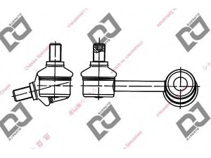 DJ PARTS DL1303 šarnyro stabilizatorius 
 Ašies montavimas/vairavimo mechanizmas/ratai -> Stabilizatorius/fiksatoriai -> Savaime išsilyginanti atrama
48820-05012, 48820-20040, 4882005012