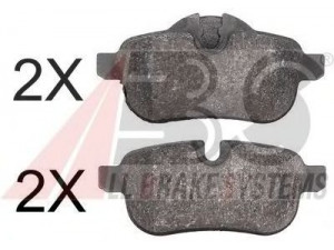 A.B.S. 37730 stabdžių trinkelių rinkinys, diskinis stabdys 
 Techninės priežiūros dalys -> Papildomas remontas
34 21 6 788 275