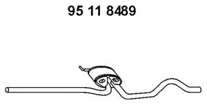EBERSPÄCHER 95 11 8489 vidurinis duslintuvas 
 Išmetimo sistema -> Duslintuvas
3B0.253.409, 3B0.253.409 AN, 3B0.253.409 B