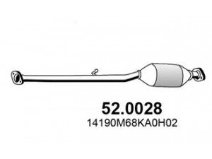 ASSO 58.0028 katalizatoriaus keitiklis 
 Išmetimo sistema -> Katalizatoriaus keitiklis
1H0253058BV, 1H0253058BX, 6K0253060V