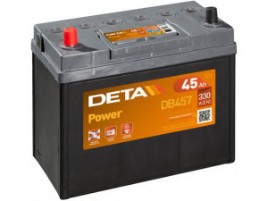 DETA DB457 starterio akumuliatorius; starterio akumuliatorius 
 Elektros įranga -> Akumuliatorius