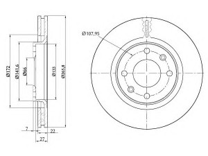 KOSHIMO 1870.0071001 stabdžių diskas 
 Stabdžių sistema -> Diskinis stabdys -> Stabdžių diskas
00004246W1, 4246.W1, 4246.W7, 4249.15