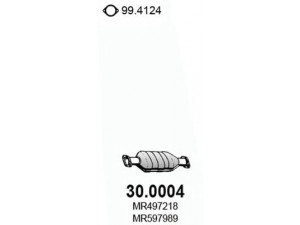ASSO 30.0004 katalizatoriaus keitiklis 
 Išmetimo sistema -> Katalizatoriaus keitiklis
MR497218, MR597989