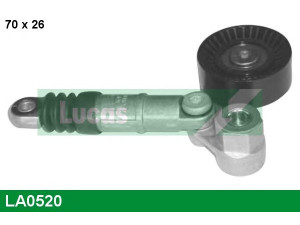 LUCAS ENGINE DRIVE LA0520 įtempiklio svirtis, V formos rumbuotas diržas 
 Diržinė pavara -> V formos rumbuotas diržas/komplektas -> Įtempiklis
51761865, 51817373