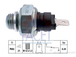 FACET 7.0001 alyvos slėgio jungiklis 
 Variklis -> Variklio elektra
107.6745.050, 4151243, 4151564